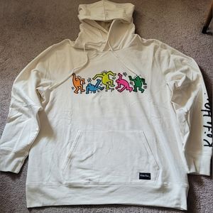 KEITH HARING Pullover Hoodie Sweatshirt size XXL NWT